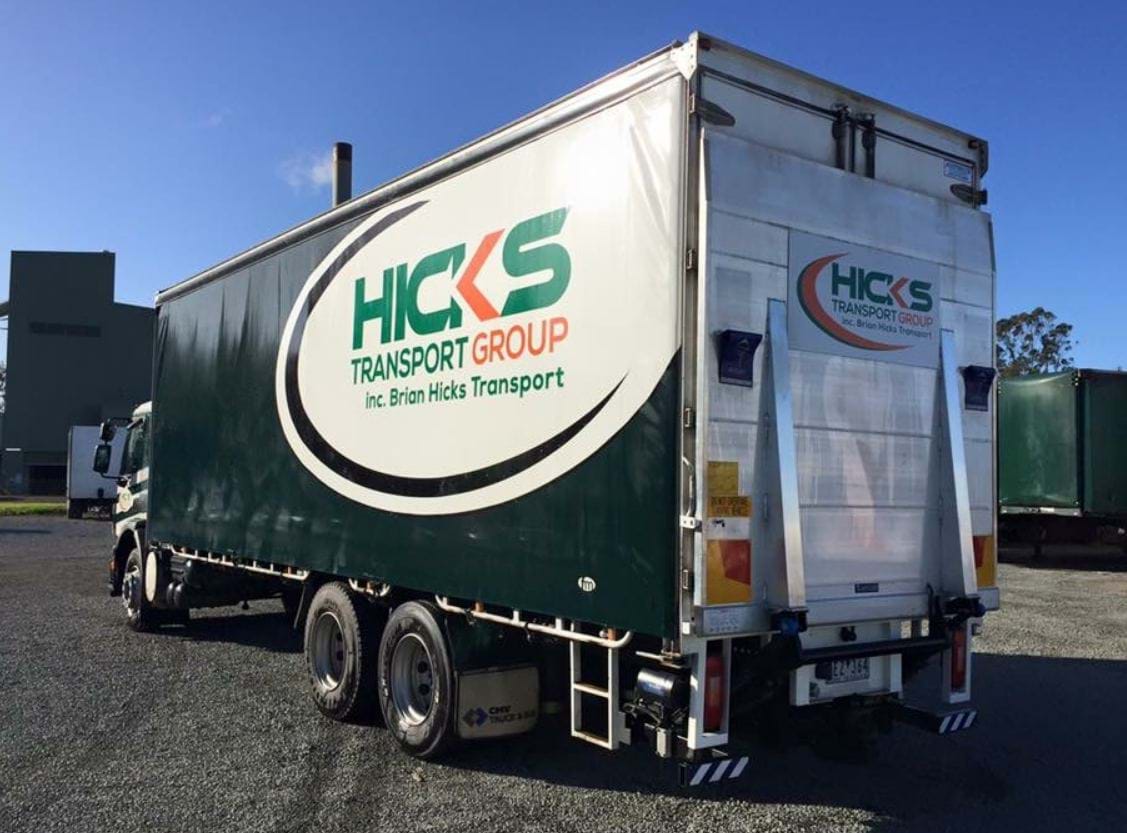 Tailgate freight deliveries in the Goulburn Valley.